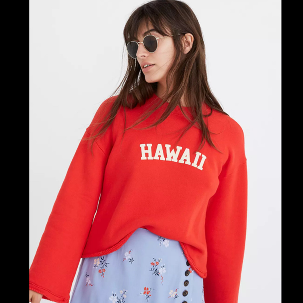 Hawaii Miles by Madewell bell sleeve sweatshirt